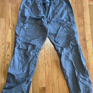 Koi Lindsey Scrub Charcoal Cargo Pants Lot of 2
